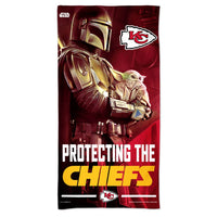 Kansas City Chiefs / Star Wars Mandalaorian Spectra Beach Towel 30"  x 60"