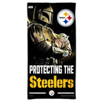 Pittsburgh Steelers / Star Wars Mandalaorian Spectra Beach Towel 30"  x 60"