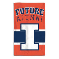 Wholesale-Illinois Fighting Illini Burp Cloth 10" x 17"