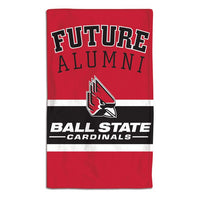 Wholesale-Ball State Cardinals Burp Cloth 10" x 17"