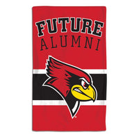 Wholesale-Illinois State Redbirds Burp Cloth 10" x 17"