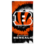Cincinnati Bengals Tie Dye Spectra Beach Towel 30"  x 60"
