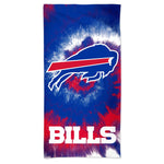 Buffalo Bills Tie Dye Spectra Beach Towel 30"  x 60"