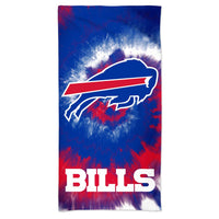 Buffalo Bills Tie Dye Spectra Beach Towel 30"  x 60"