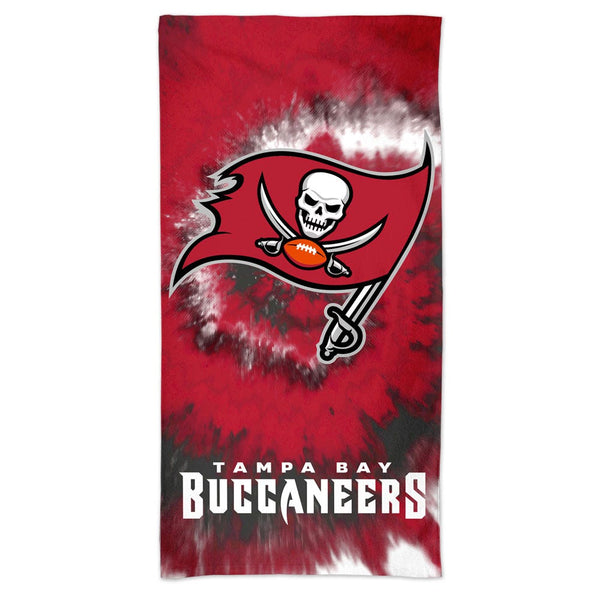 Tampa Bay Buccaneers Tie Dye Spectra Beach Towel 30"  x 60"