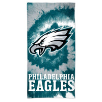 Philadelphia Eagles Tie Dye Spectra Beach Towel 30"  x 60"