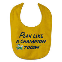 Wholesale-Notre Dame Fighting Irish PLAY LIKE A CHAMPION TODAY All Pro Baby Bib