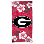 Georgia Bulldogs FLORAL Spectra Beach Towel 30"  x 60"