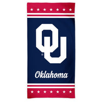 Wholesale-Oklahoma Sooners PATRIOTIC Spectra Beach Towel 30" x 60"