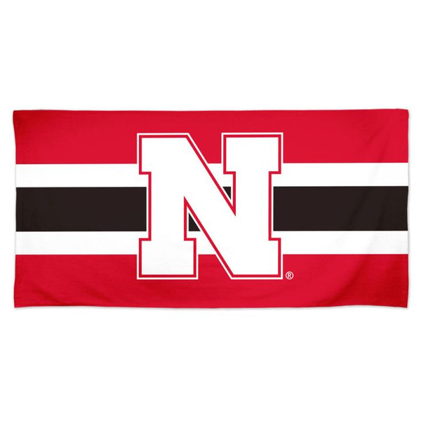 Wholesale-Nebraska Cornhuskers HORIZONTAL STRIPES Spectra Beach Towel 30" x 60"