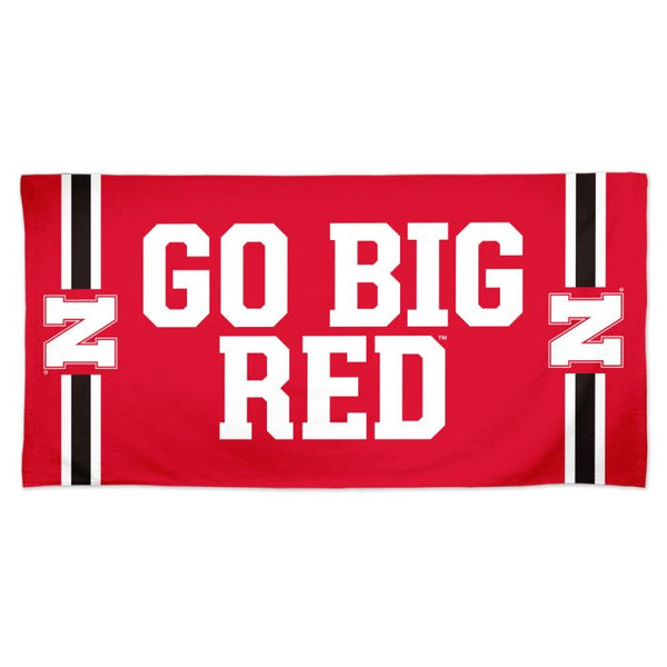 Wholesale-Nebraska Cornhuskers SLOGAN Spectra Beach Towel 30" x 60"