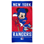 New York Rangers / Disney disney Spectra Beach Towel 30"  x 60"
