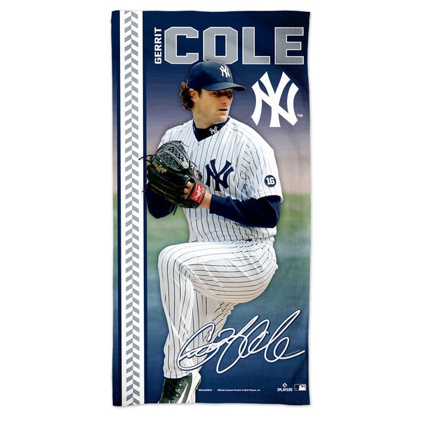 New York Yankees Spectra Beach Towel 30"  x 60" Gerrit Cole