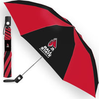 Wholesale-Ball State Cardinals Auto Folding Umbrella