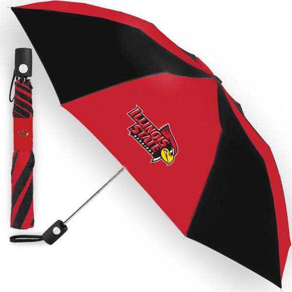 Wholesale-Illinois State Redbirds Auto Folding Umbrella