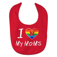 Wholesale-Nebraska Cornhuskers PRIDE MOMS All Pro Baby Bib