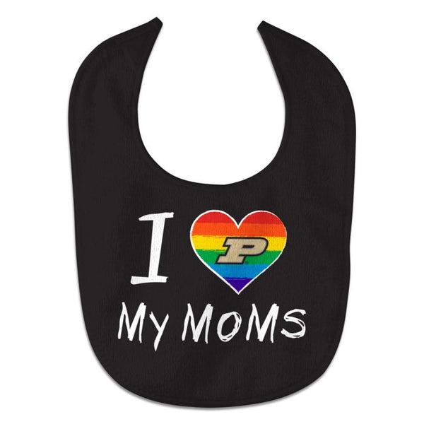 Wholesale-Purdue Boilermakers PRIDE MOMS All Pro Baby Bib