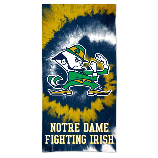 Notre Dame Fighting Irish TIE DYE Spectra Beach Towel 30"  x 60"