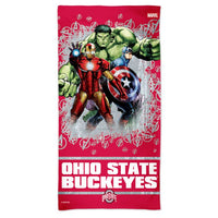 Wholesale-Ohio State Buckeyes / Marvel (C) MARVEL 2021 Spectra Beach Towel 30" x 60"