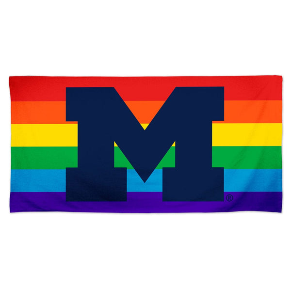Michigan Wolverines PRIDE Spectra Beach Towel 30"  x 60"