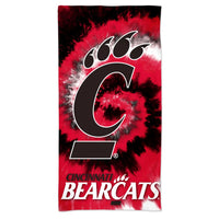 Cincinnati Bearcats Tie Dye Spectra Beach Towel 30"  x 60"