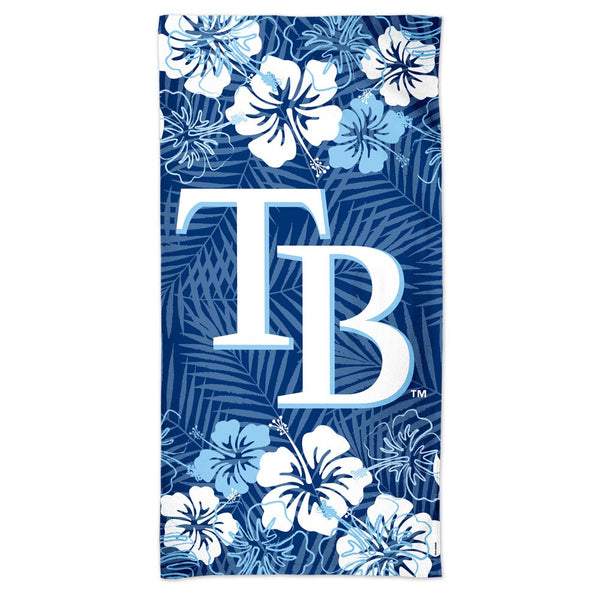 Tampa Bay Rays FLORAL Spectra Beach Towel 30"  x 60"