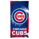 Chicago Cubs TDYE Spectra Beach Towel 30"  x 60"