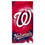 Washington Nationals TDYE Spectra Beach Towel 30"  x 60"