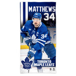 Toronto Maple Leafs Spectra Beach Towel 30"  x 60" Auston Matthews
