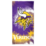 Minnesota Vikings Tie Dye Spectra Beach Towel 30"  x 60"