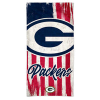 Green Bay Packers Patriotic Spectra Beach Towel 30"  x 60"