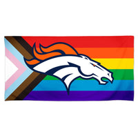 Denver Broncos Pride Spectra Beach Towel 30"  x 60"