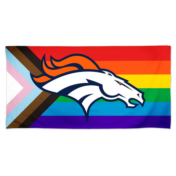 Denver Broncos Pride Spectra Beach Towel 30"  x 60"