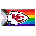 Kansas City Chiefs Pride Spectra Beach Towel 30"  x 60"