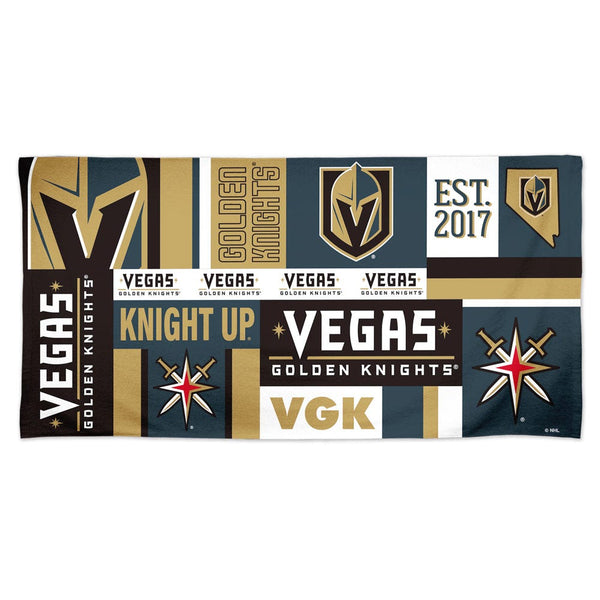 Vegas Golden Knights Spectra Beach Towel 30"  x 60"