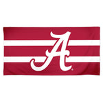 Alabama Crimson Tide HORIZONTAL STRIPES Spectra Beach Towel 30"  x 60"