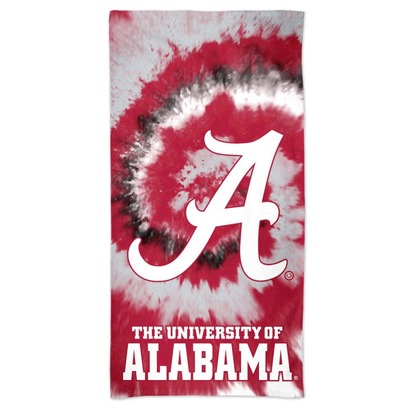 Alabama Crimson Tide TIE DYE Spectra Beach Towel 30"  x 60"