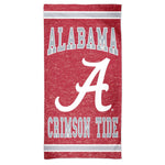 Alabama Crimson Tide TEAM HEATHER Spectra Beach Towel 30"  x 60"