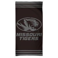 Missouri Tigers BLACK Spectra Beach Towel 30"  x 60"