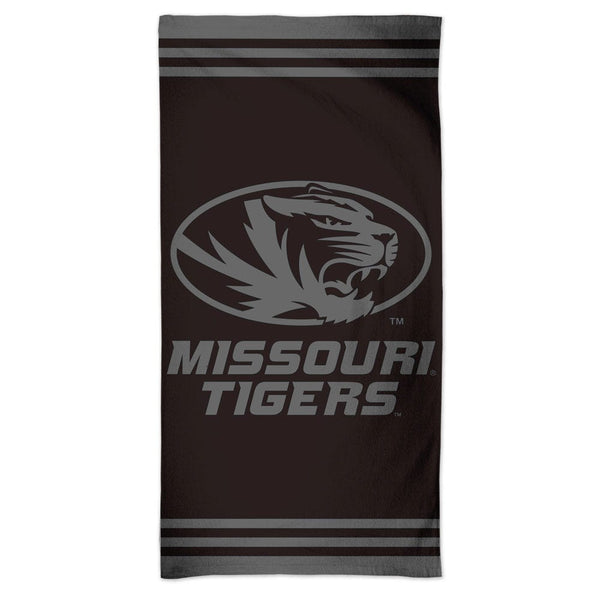 Missouri Tigers BLACK Spectra Beach Towel 30"  x 60"