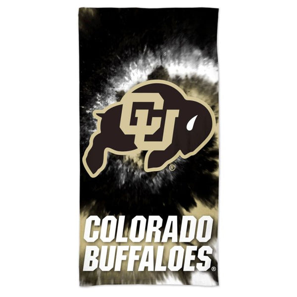 Wholesale-Colorado Buffaloes Tie Dye Spectra Beach Towel 30" x 60"