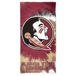 Wholesale-Florida State Seminoles Tie Dye Spectra Beach Towel 30" x 60"