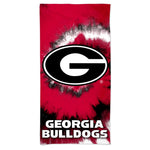 Georgia Bulldogs TIE DYE Spectra Beach Towel 30"  x 60"