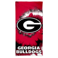 Georgia Bulldogs TIE DYE Spectra Beach Towel 30"  x 60"