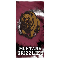 Wholesale-Montana Grizzlies Tie Dye Spectra Beach Towel 30" x 60"