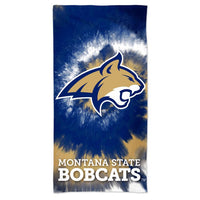 Wholesale-Montana State Bobcats Tie Dye Spectra Beach Towel 30" x 60"