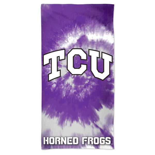 Wholesale-TCU Horned Frogs Spectra Beach Towel 30" x 60"