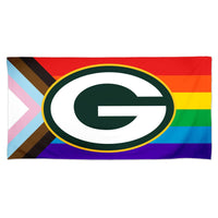 Green Bay Packers Pride Spectra Beach Towel 30"  x 60"