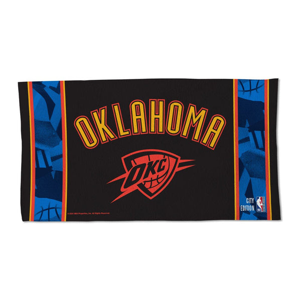 Oklahoma City Thunder / City Edition Full Color Locker Room Towel One Sided