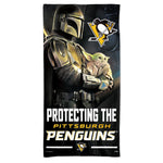 Pittsburgh Penguins / Star Wars Mandalorian Spectra Beach Towel 30"  x 60"